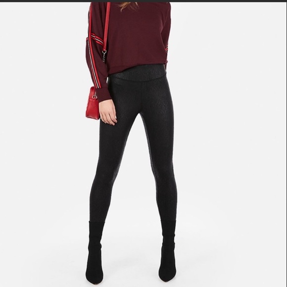 Express Snake Print Leggings - Picture 3 of 4